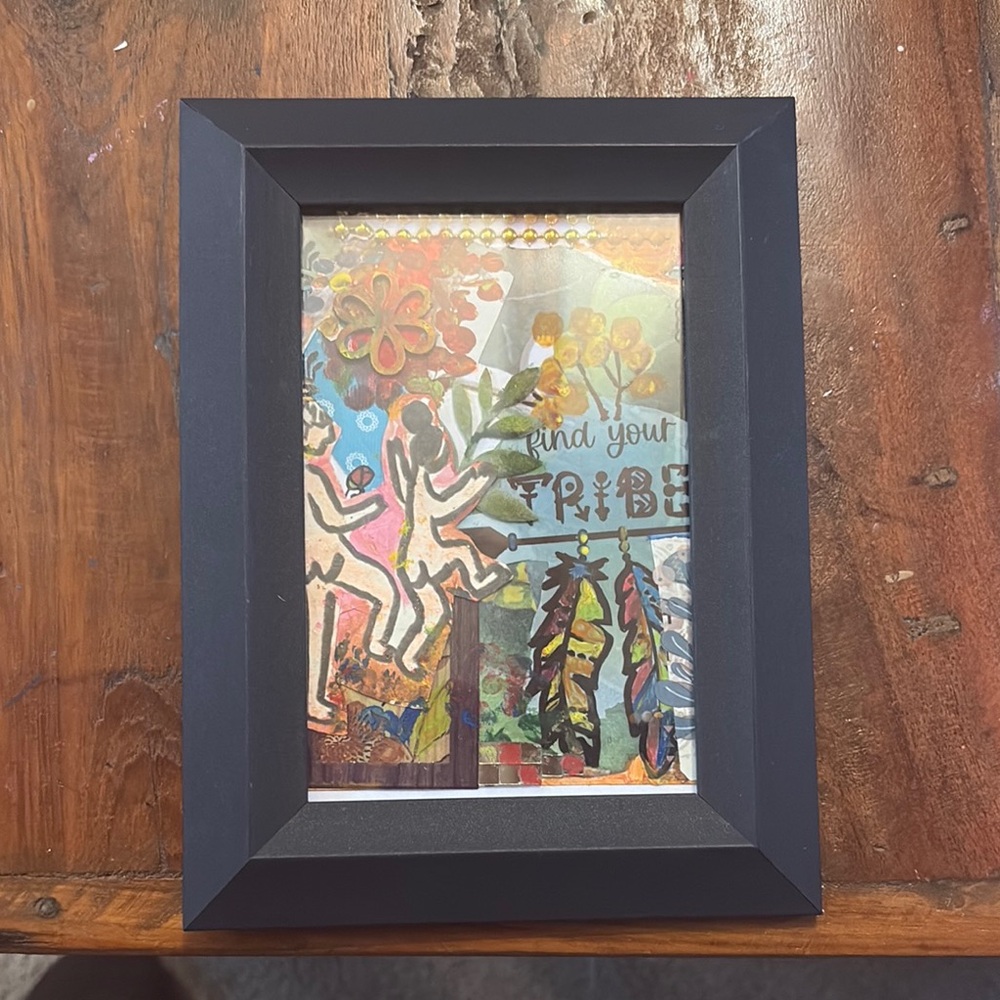 Framed Art Print with Black Frame - Picture 1 of 1